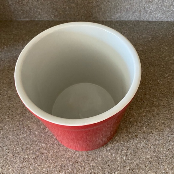 Stoneware Crock - Kitchen Utensil Holder - Picture 4 of 5